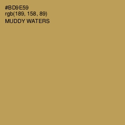 #BD9E59 - Muddy Waters Color Image